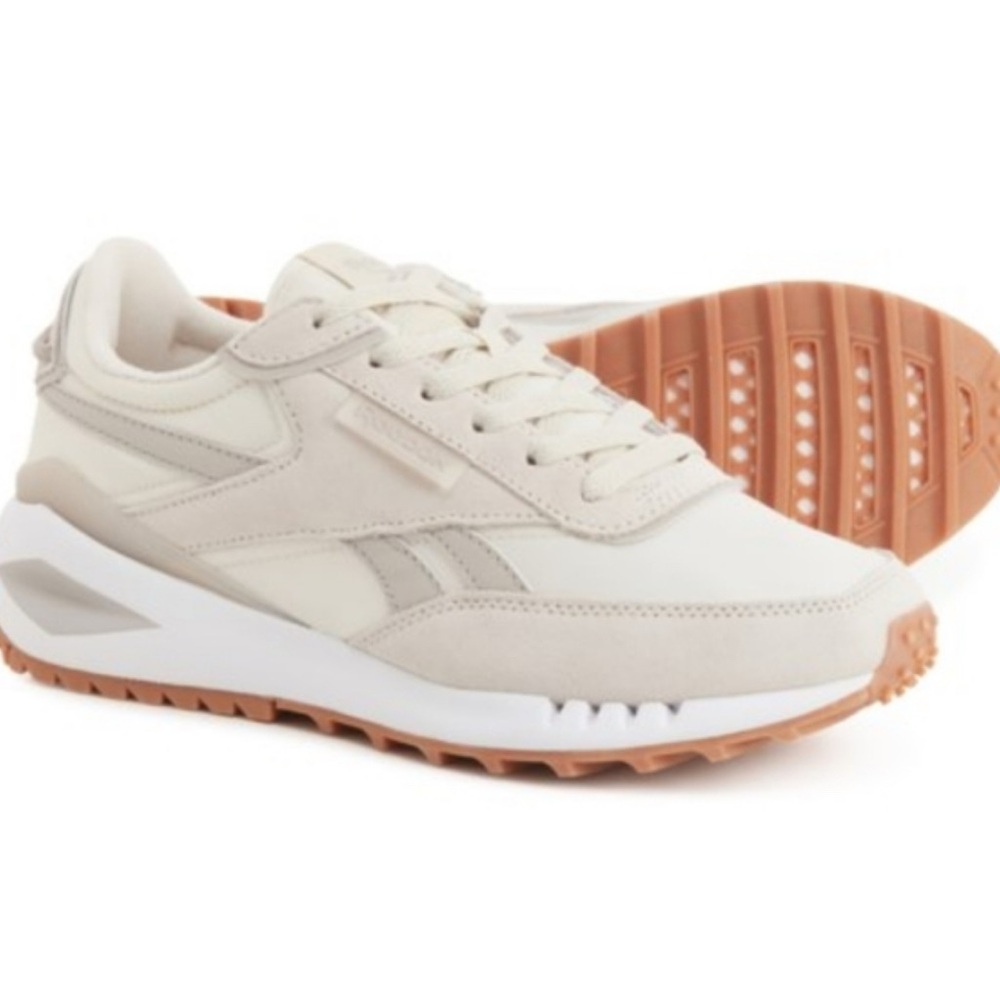 Reebok Forte Racer Beige and Light Brown Sneakers